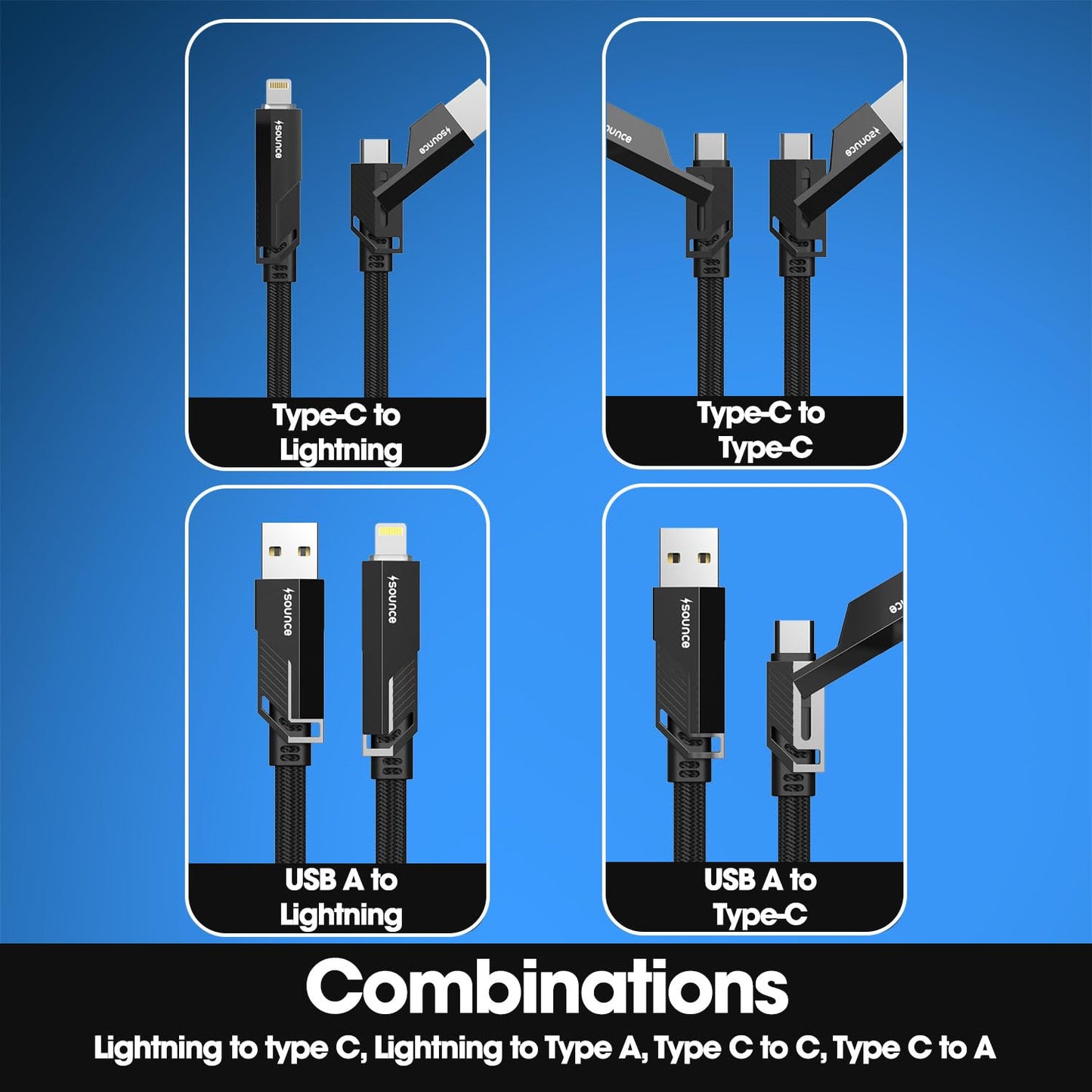 ChargeBuddy 4-in-1 Cable